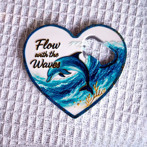 Décapsuleur Thème Océan en Gros, Aimant <span class=keywords><strong>de</strong></span> Réfrigérateur en Forme <span class=keywords><strong>de</strong></span> Cœur avec Photo Personnalisée, Décapsuleur Magnétique pour Cadeaux <span class=keywords><strong>de</strong></span> Mariage - Product Image 2