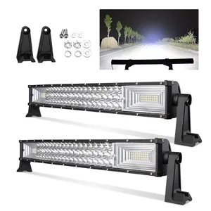 Kamyon Barras için LED ışıklı çubuklar OEM Offroad yüksek güç ATV UTV LED çubuk LED 6D tek sıra araba LED ışıklı çubuklar