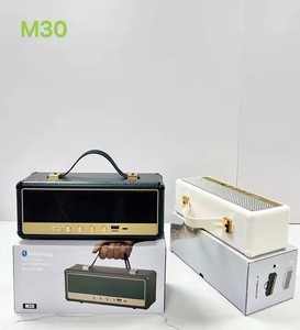 XB <span class=keywords><strong>Stockwell</strong></span> III ลำโพงบลูทูธไร้สายขนาดเล็ก M30คุณภาพสูงซับวูฟเฟอร์กลางแจ้งโบราณแบบพกพาพร้อมแหล่งจ่ายไฟแบตเตอรี่ - Product Image 3