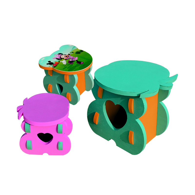 Лидер продаж, портативная складная мебель из вспененного этилвинилацетата, наборы детских столов и стульев для обучения