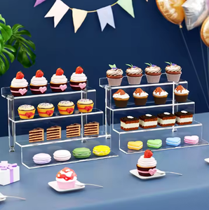 Présentoir en acrylique à plusieurs niveaux, support transparent transparent pour figurines d'<span class=keywords><strong>action</strong></span> à collectionner, <span class=keywords><strong>organisateur</strong></span> de <span class=keywords><strong>bijoux</strong></span> de parfum cosmétique - Product Image 4