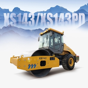 Rouleau compresseur vibrant à tambour unique de 14 tonnes avec moteur diesel Cummins XS143 - Product Image 6