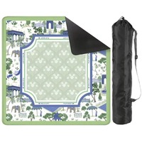 Tapis de Mahjong de Luxe Antidérapants Pliables en Caoutchouc, Grands Tapis de Jeu de Bureau, Tapis de Table de Jeu Imperméables avec Bords Cousus, Durables et au Design Personnalisé