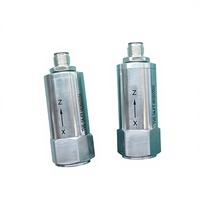Capteur de vibrations et de température filaire Modbus RS485 JINWEI TVS-FT-M 3 axes Ex ia IIC T6 Ga IP66 316L 6,3 kHz 4 broches pour pompe, ventilateur, roulement