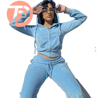Ensemble de survêtement décontracté pour femmes européennes et américaines, sweat à capuche et pantalon à manches amples pour l'automne