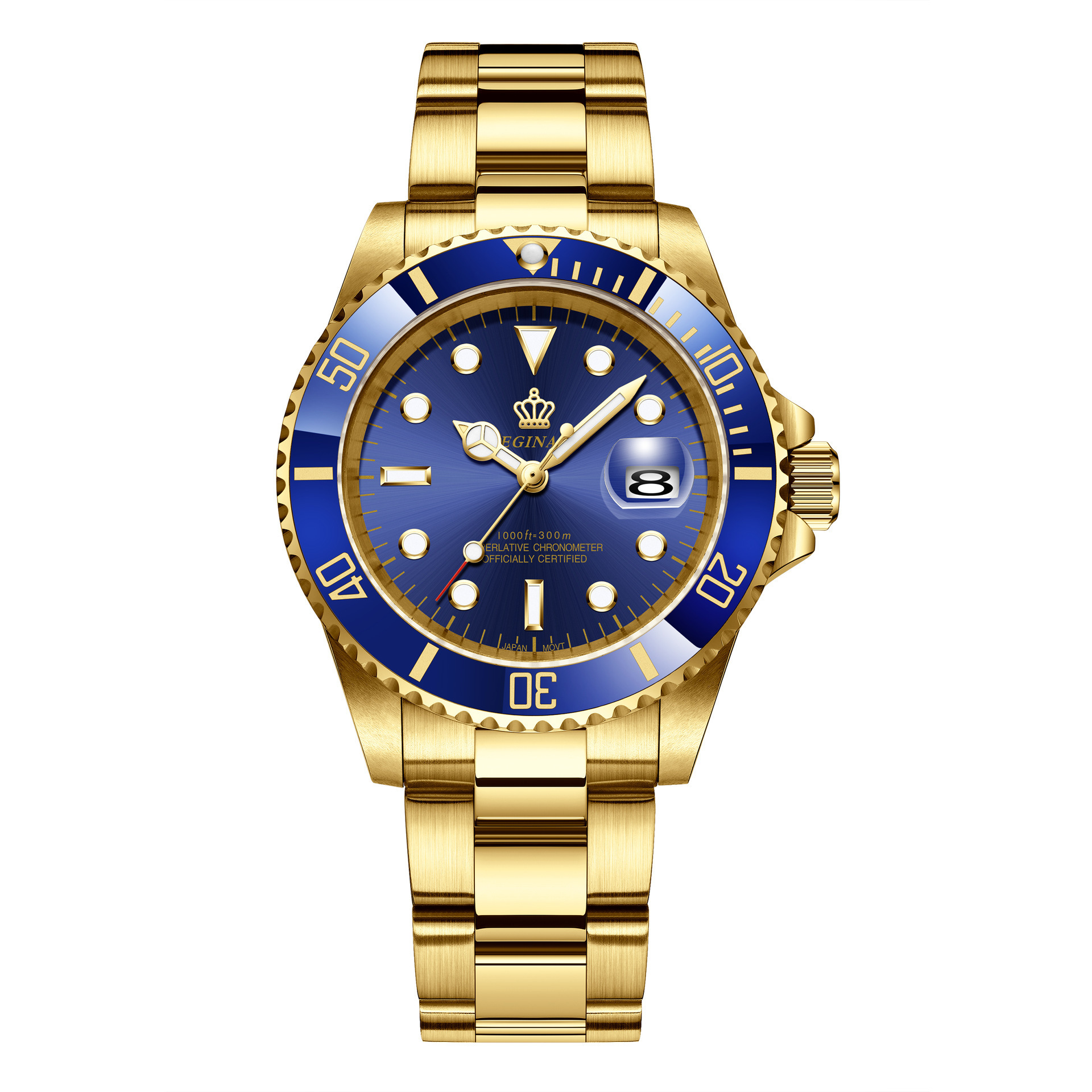 Full gold blue face-mens only