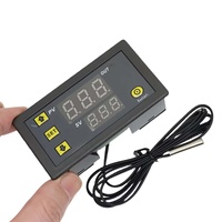 W3230 12V 24V AC110-220V Probe Line 20A Digital Temperature Control LED Display Thermostat With Heat/Cooling Control Instrument