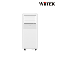 Climatiseur portable 7000 BTU avec télécommande, double tuyau, faible bruit, économie d'énergie pour chambre et appartement, modèle A24