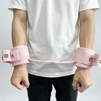 Sangle de contention médicale pour poignet, attache de membre pour patient hospitalier, restraints médicales rembourrées douces, menottes roses, attache de main psychiatrique
