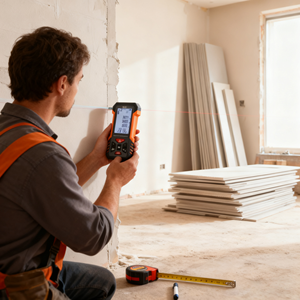 جهاز قياس المسافة بالليزر من سلسلة <span class=keywords><strong>M</strong></span> بمدى <span class=keywords><strong>60</strong></span> متر للاستخدام في المملكة المتحدة وتحسينات المنزل - Product Image 1