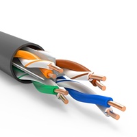 Cable de Conexión Ethernet Cat5e UTP RJ45, Cable de Red LAN de 100 Mbps, Revestimiento de PVC, Cable de Conexión de 24 AWG para Enrutador, Interruptor, Computadora, Oficina, OEM