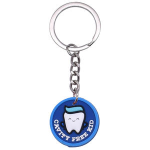 Portachiavi a forma di denti di cartone animato simpatico dentista dente portachiavi per studenti odontoiatrici ufficio personale infermiere regalo - Product Image 6