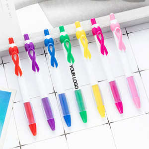 Bola a granel personalizada cinta de concientización sobre el Cáncer logotipo regalo de negocios cáncer de mama violencia doméstica conciencia de salud mental pública - Product Image 1