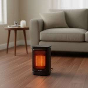 Calefactor Cerámico Eléctrico con Ventilador, 1500W, Oscilación de 90 Grados, 3 Modos, Control Remoto, Pantalla Digital, Protección Antivuelco, para el Hogar - Product Image 2