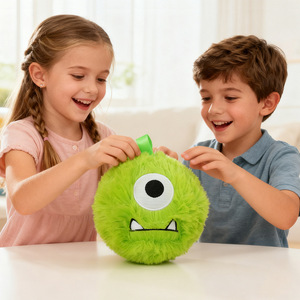 Ballon rebondissant gonflable en PVC, mignon et original, anti-stress, jouet pour enfants - Tailles 6/9/12 pouces - Product Image 3