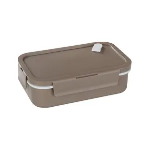 Hot sale 2 in 1 multi-size packing box portable out of fruit fresh-keeping box students office workers sealed lunch box