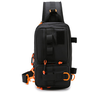 Sac de poitrine PLAYMAX en nylon imperméable pour homme, idéal pour le camping, la randonnée, la pêche et les activités tactiques – Vente directe usine - Product Image 5