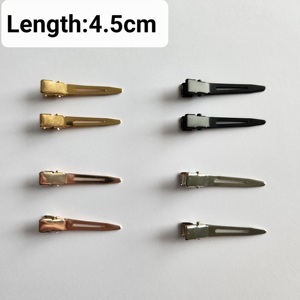 Pinzas para el Cabello al por Mayor, de Metal y Plástico, Tipo Cocodrilo, para Peluquería, para Mujeres y Niñas, Clip de Cobre - Product Image 4