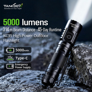 <span class=keywords><strong>Linterna</strong></span> Táctica TANK007 KC35 EDC, 5000lm, Alta Potencia, Recargable, para Exteriores, Caza, Senderismo, Trabajo, Último Modelo - Product Image 1
