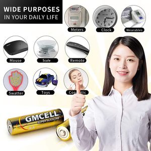Pilas Alcalinas AA y AAA de Larga Duración GMCELL de 1.5V para Electrodomésticos, Juguetes, Controles Remotos y Electrónica de Consumo - Product Image 6