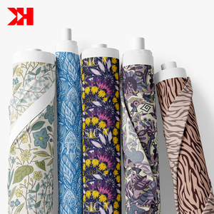 Kahn cotton hữu cơ tự do London Tana vải cỏ in cho váy của cô gái - Product Image 1