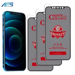 Anti peeping seramik Film temperli cam ekran koruyucu koruyucu Iphone 14 için 14pro Iphone 11 12 13 Pro Max