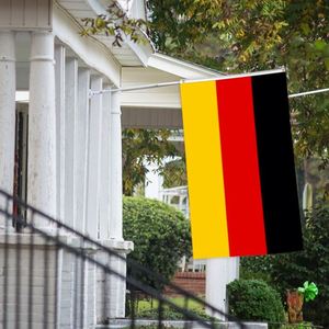 3x5 Ft Single Layer Germany <b>Flag</b> Pennant Style Polyester Fabric with Two Brass Grommets for Indoor Outdoor Wall Hanging Decor - Product Image 4
