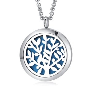 Best Selling Women's Bohemian Style 18K Gold Plated Link Essential Oil Aromatherapy Diffuser <b>Locket</b> Pendant for Anniversary - Product Image 4