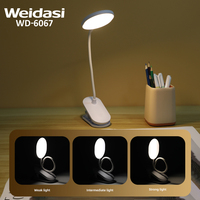 Lampe de table LED rechargeable, lampe de lecture de bureau pour bureau, chambre à coucher, bureau d'étude