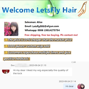 Letsfly parrucche dritte a prezzo molto basso, 100% <span class=keywords><strong>capelli</strong></span> umani #4 #27 parrucche di colore marrone con chiusura in pizzo spedizione rapida - Product Image 2