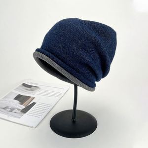 Wholesale Multi Color Warm Knitted Beanies Custom logo Knit Beanie <b>Winter</b> <b>Hats</b> for Women Men - Product Image 4