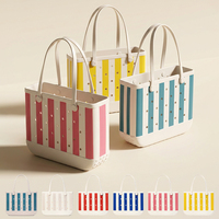 Sac de plage en EVA personnalisé, imperméable, grande capacité, sac fourre-tout en EVA pour femmes, voyage à la piscine, vacances, sac de plage d'été durable