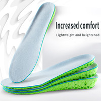 Semelles intérieures confortables en mousse à mémoire de forme EVA pour augmenter la hauteur, respirantes, antidérapantes, légères, protection du talon, coussinets pour les pieds