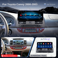Autoradio GPS Android 13 sans fil CarPlay avec commande vocale IA pour Toyota Camry 2000-2003, unité centrale stéréo avec cadre – Vente en gros