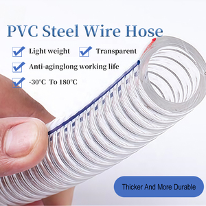 Tubo Flessibile in <span class=keywords><strong>PVC</strong></span> Intrecciato ad Alta Pressione Rinforzato con Fibra per Trasferimento di Acqua, Aria e Prodotti Chimici - Product Image 5