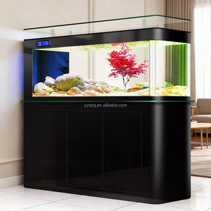 Aquarium de qualité commerciale en forme de balle, 150, 180, 200 cm de long, aquarium robuste avec système de filtration, aquarium moderne pour salon - Product Image 2
