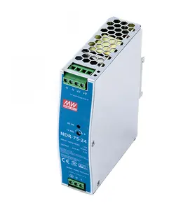 NDR-75 loạt 75W 12V/24V/48V PSU Din Rail SMPS chuyển đổi ban đầu cung cấp điện