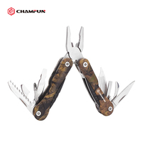 Herramientas Manuales EDC, Mini Alicates Multiherramienta de Acero Inoxidable Personalizados con Mango de Diseño de Camuflaje