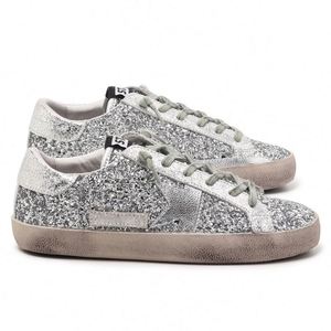 Zapatos Clásicos Dirty Little Shoes con Lentejuelas en Forma de Estrella, Negros, con Cordones, de Piel Vacuna de Primera Calidad, con Aumento de Altura Invisible, para Invierno y Primavera - Product Image 2