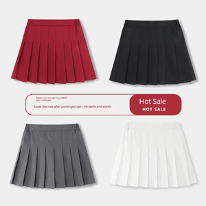 Falda Escolar de Poliéster con Cintura Elástica y Pantalones Cortos de Seguridad Plisados Estilo Coreano JK para Niñas, Uniforme Escolar, Casual, para Cumpleaños - Product Image 5