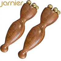 Ensemble d'outils de massage facial en bois de santal avec Gua Sha et 5 perles pour le massage des yeux, du visage, de la tête, la thérapie d'acupression pour le corps