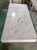 Panneau PVC brillant résistant au feu et à l'eau, 1220*2440mm, 2mm 3mm, pour toutes les rénovations intérieures