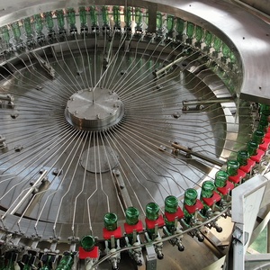 Machine de remplissage de jus entièrement automatique 3-en-1 pour le rinçage, le remplissage et le bouchage de bouteilles en verre - Product Image 3