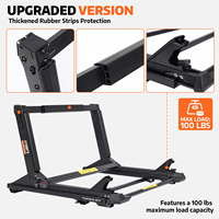 AUTOBOTS Suporte de Teto para Caiaque e Canoa, Capacidade de Carga 100 Lbs, Transporte de Equipamento de Camping, Dropshipping