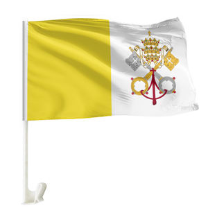 Banderas de Ventanilla de coche personalizadas baratas para todos los países, 30*45cm personalizadas, resistentes y duraderas, <span class=keywords><strong>Bandera</strong></span> de coche SAN Marino Vaticano <span class=keywords><strong>Fran</strong></span> - Product Image 2