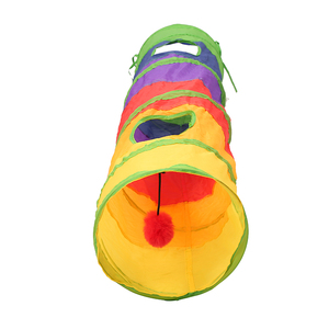 Một Chiều Đường Hầm Vật Nuôi Phụ Kiện Vật Nuôi Bán Chạy Đầy Màu Sắc Có Thể Gập Lại Cat Polyester Tunnel - Product Image 4
