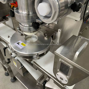 Machine à enrober les barres de figues, équipement de production de biscuits fourrés automatique à haute capacité et continu, pour boulangerie industrielle - Product Image 2
