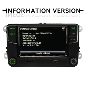Reproductor de coche Android Audio estéreo Radio 1 2 Din 6,5 pulgadas Carplay con cámara para Vw Toyota Polo <span class=keywords><strong>Vivo</strong></span> - Product Image 5