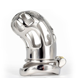 FRRK-86 Jaula de Castidad Masculina de 10 cm de Largo, Dispositivo de Castidad SM, Candado para Pene, Herramientas Sexuales, Jaula de Castidad con Candado - Product Image 6