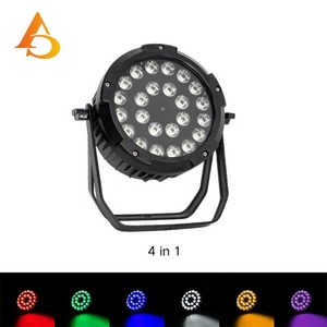AICPOSE Projecteur LED extérieur étanche IP65 DMX 2 pièces 24x12W RGBW 4-en-1 - Product Image 6